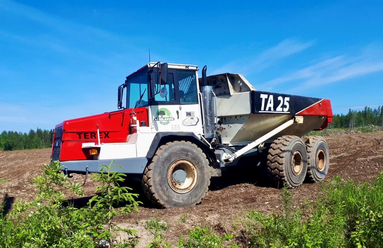 Terex camion tombereau TA25 | Produit Terex camion tombereau TA25